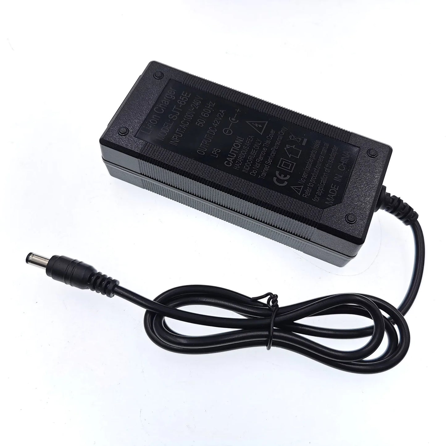 42V 2A battery charger Output 42V 2A Charger Input 100-240 VAC Lithium Li-ion Li-poly Charger For 10Series 36V Battery