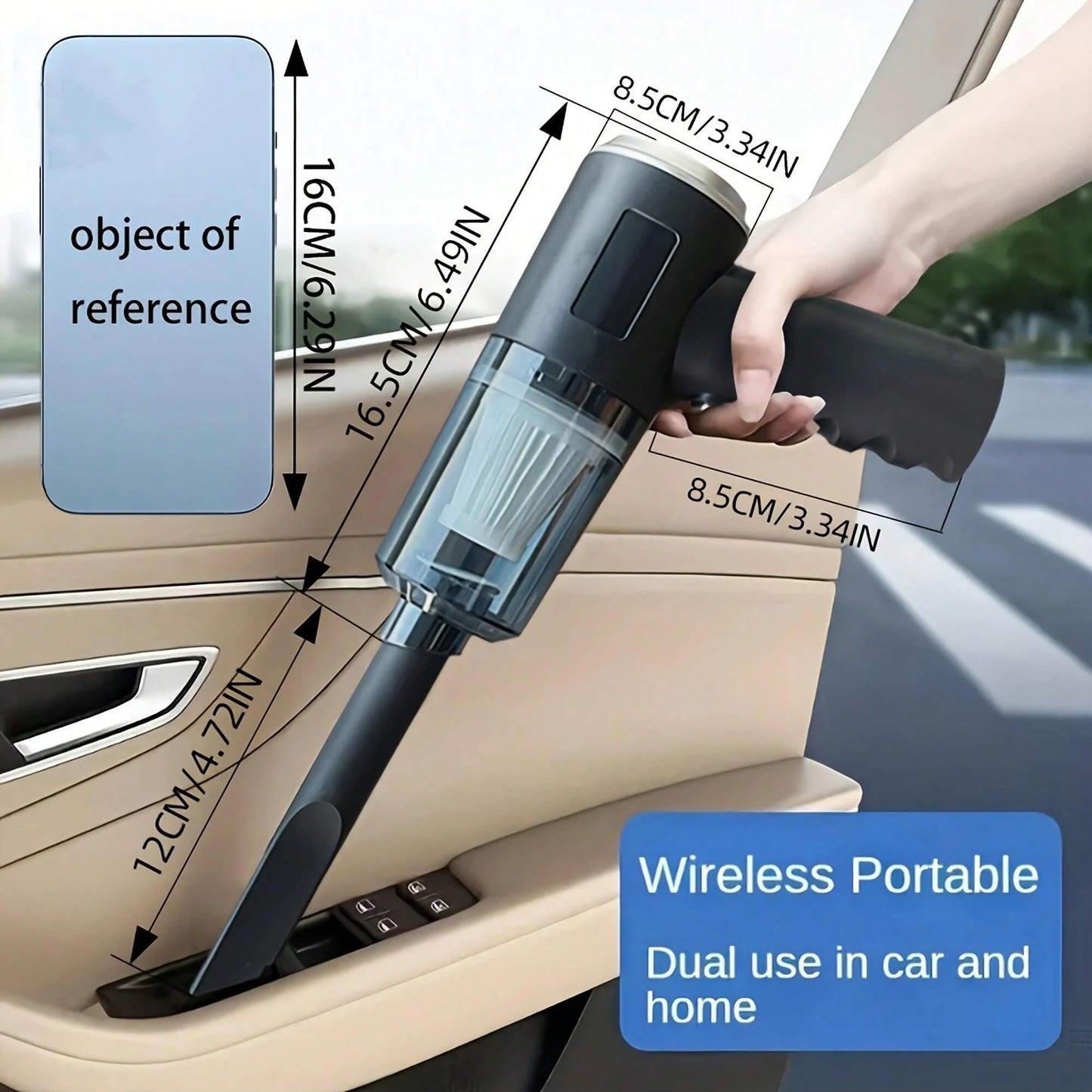 3 In 1 Vacuum Combination Vacuum Cleaner USB Charging Small Car