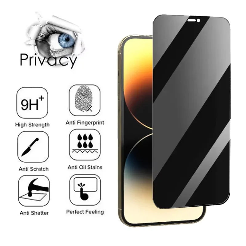 Privacy tempered glass for iphone