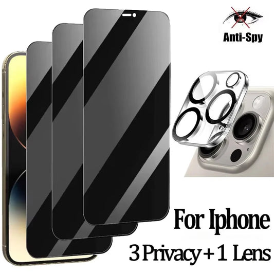 Privacy tempered glass for iphone