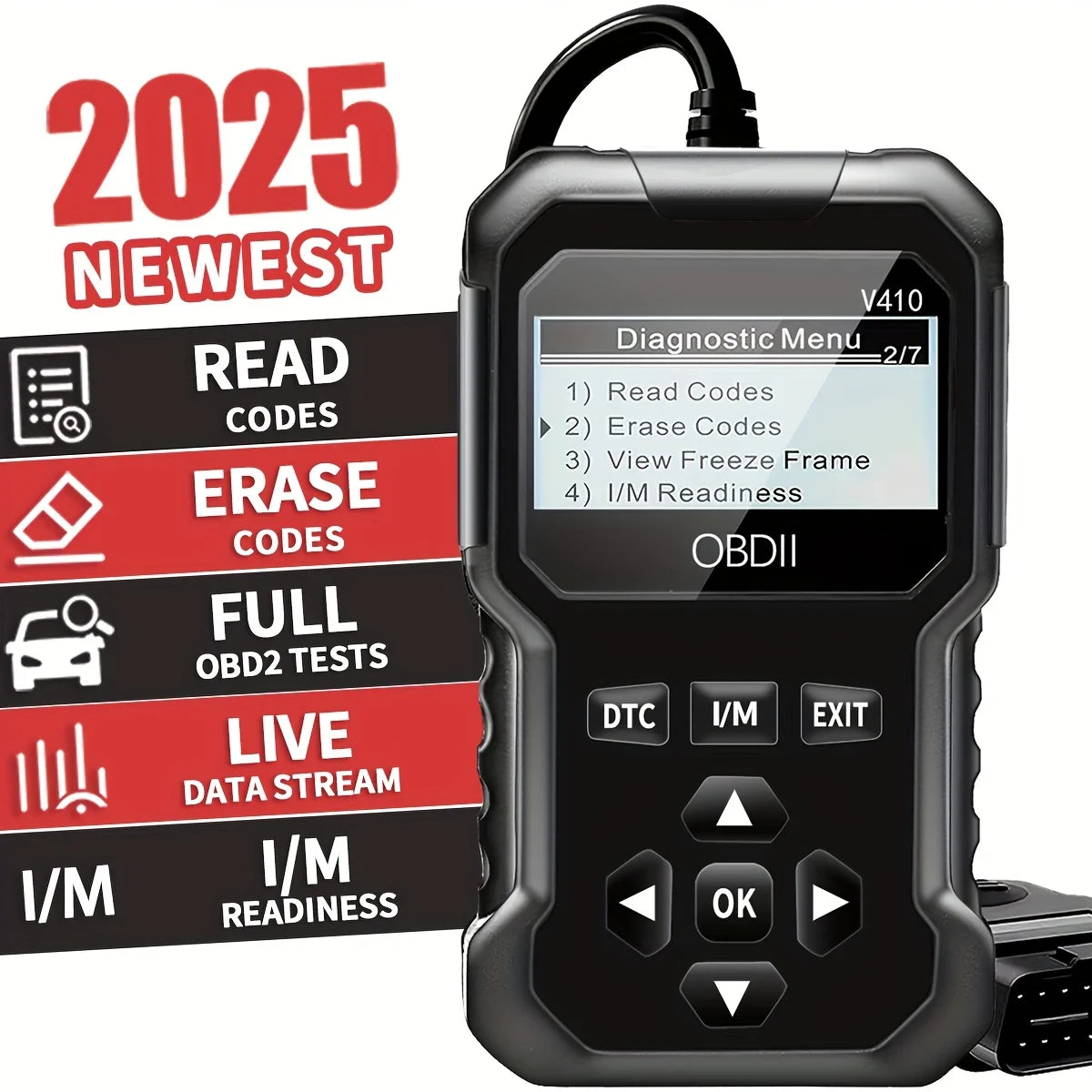 Car Obd2 Scanner Diagnostic Tool Code Reader Engine Fault Code Reader Scanner