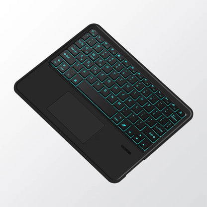 Deutsch Wireless Bluetooth Backlight Touchpad Keyboard For Phone iPad Tablet Laptop German keyboard For Android iOS Windows