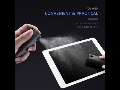 2 in 1 Screen Cleaner Spray with Microfiber Cloth for Computer Mobile Phone